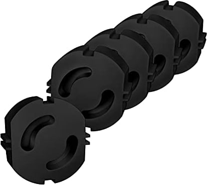 Norjews Kindersicherung für Steckdose [20 Stück] - Steckdosenschutz Steckbar, Steckdosen Kindersicherung, Steckdosensicherung für Baby und Kinder - Schwarz