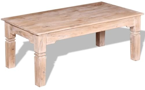 vidaXL Couchtisch Akazienholz 110x60x45 cm