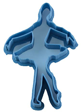 Cuticuter Bambini Ballerina di Biscotti, Blu, 8 x 7 x 1.5 cm