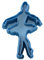 Cuticuter Bambini Ballerina di Biscotti, Blu, 8 x 7 x 1.5 cm