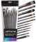 Fine Detail Paint Brush Set - (12 Piece Set) Miniature Brushes for Acrylic, Oil Watercolor, Model Craft Miniatures Painting, Paintbrushes, Professional Detailing Paint Kit