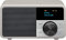 Sangean DDR-7 Original Mini dab + Radio - Tragbare UKW-Radio mit Bluetooth - Akustisches Holzschrank - Silber