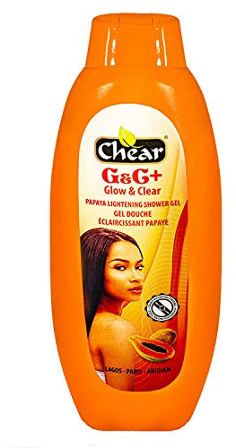 G&C+ Papaya Skin Lightening Shower Gel 750ml - gives a glow & clear complexion