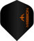 Mission Logo Std NO2 Black & Orange - Dart Flights