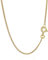 NKlaus 90cm Panzerkette 333 Gelbgold 8 Karat elegante Halskette filigrante Breite 1,4mm Collier 4,7g schwer 8992