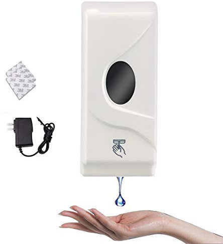 LTLWSH Tvåldispenser väggmonterad med sensor 800 ml kontaktfri desinfektionsmedel dispenser för hotell, kontor, hem