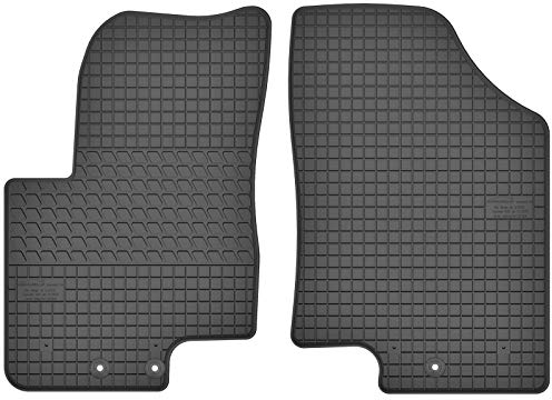 AGCPdirect Gummi Matten Fußmatten Passgenau Vorne Set für Hyundai ix20 2010-2021 und Kia Venga 2010-2021