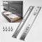 SHUHANG Drawer Runners Cabinet Drawer Slides Heavy Duty 45 kg Load Capacity Full Extension with Ball Bearing Slides 200 250 300 350 400 450 500 550 600 mm, Side Mount 1 Pair