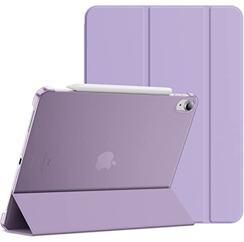 JETech Hülle für iPad Air 11 Zoll M3/M2 (2025/2024), iPad Air 5./4. Generation 2022/2020 10,9 Zoll, Abdeckung mit Auto Schlafen/Wachen (Helles Lila)
