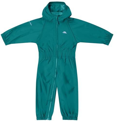 Trespass Babies Rain Suit Button Teal 12/18