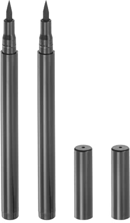 sourcing map 2 marcadores de tela permanentes para pintura textil, punta fina para bricolaje, ropa, zapatos, azul oscuro