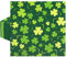 Whaline 80 Stück St. Patrick's Day Servietten 16,5 x 16,5 cm, grünes Kleeblatt, Abendessen, Glücksklee, Einweg-Papierservietten für irische Urlaubstischdekorationen, Partyzubehör