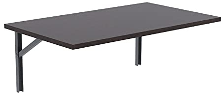AKKE Klapptisch Wandklapptisch, klappbar, 80cm x 35cm, Wenge
