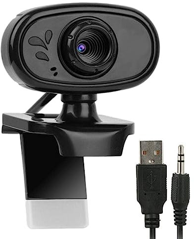 VENTDOUCE Computer Camera | 480P Webcam with Microphone,USB HD Clip Computer Web Camera for Laptop, Conference, Video Calling, Streaming, Plug and