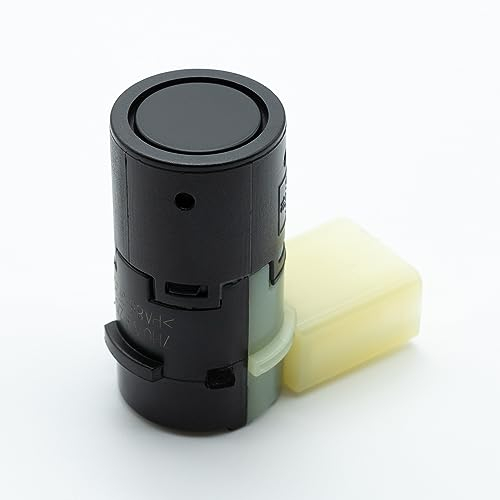 Generisch Parksensor PDC für Audi A6 C6 4F | A6 C5 | A4 B6 B7 Cabrio | A8 D3 4E | Limousine Avant Allroad Vorne Hinten 7H0919275C (Unlackiert - Schwarz Matt)
