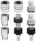 Tool Daily Pressure Washer Adapter Set, M22 to 3/8 Inch Quick Connect, 3/4 Inch to Quick Disconnect, Male M22 Hose Adapter, Stainless Steel, 9-Pack