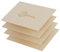 Creatorally Sperrholzplatte 3mm, 4 Stück Birke A4 Holzplatte 29,7x 21,5 cm, Unbehandeltes Holz für Laser Gravur, CNC Schneiden, Malerei, DIY Modell