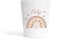 Gobelet Enfant Personnalisé Arc-en-Ciel Terracotta – Gobelet Incassable 230ml Sans BPA – Tasse Prénom Crèche ou École – Rentrée Scolaire Fille