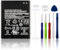 SwarKing Batterie de rechange EB-BG525BBE compatible avec Samsung Galaxy Xcover 5 SM-G525 avec kit d'outils