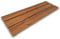 SUNWOOD Pedana antiscivolo per Vasca da Bagno, SPA 120x38 cm, in legno Thermo-Wood, con piedini antiscivolo