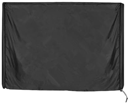 Mobile TV Stand Cover | Oxford Cloth Waterproof TV Screen Cover | Black TV Screen Protection Cover, Wear-Resistant Cover, Screen Guard For TV Stand, Home, Office, Outdoor