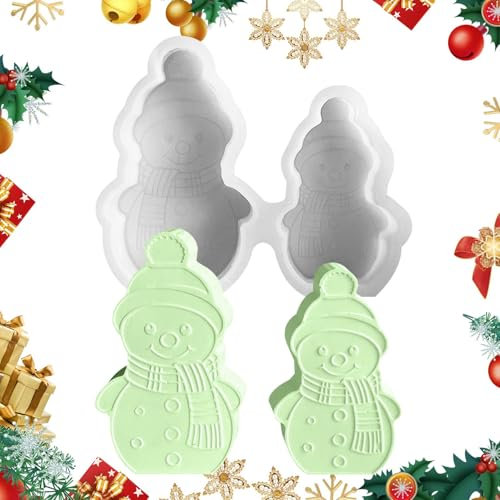 Silikonformen für Weihnachten | Epoxidharz-Kunsthandwerksform, geformte Gips-Silikonformen, antihaftbeschichtete Silikonform für Weihnachten, Halloween