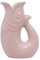 The Leonardo Collection Pichet à poisson rose 26 cm pour cuisine et maison | Carafe en céramique ou en verre pour usage multiple | Beau vase à crème ou à lait pour un usage quotidien | Peut également