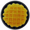 Stampo rotondo in silicone per waffle, stampo in silicone per waffle, stampo antiaderente, stampo per biscotti e cioccolato, teglia in silicone antiaderente per torte, cioccolato e cioccolato