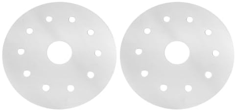 POPETPOP 2Pcs Stainless Steel Thermal Plate Heat Diffuser for Kitchen Cooking Even Heat Distribution Induction Adapter for Stewing Soup Porridge 5.1 Inch