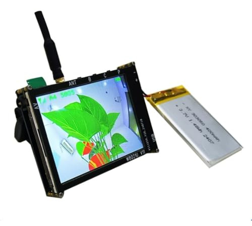 Luobannm FPV Monitor for RC Multicopter Drone- 2.4 LCD 480x320px Auto Search Micro 5.8G 56CH