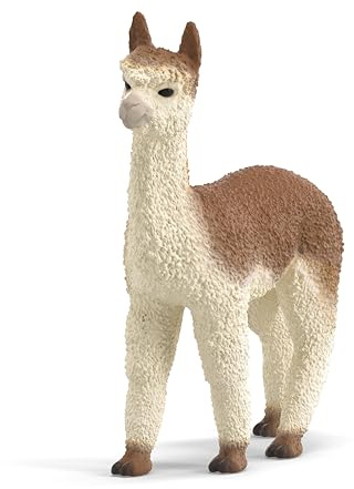 schleich Farm World | Alpaka 14928 | Spielfigur ab 3 Jahren | 8 x 2 x 8 cm | schleich Bauernhof Spielfigur | detailgetreue Tierfigur | Geschenk für Jungen und Mädchen
