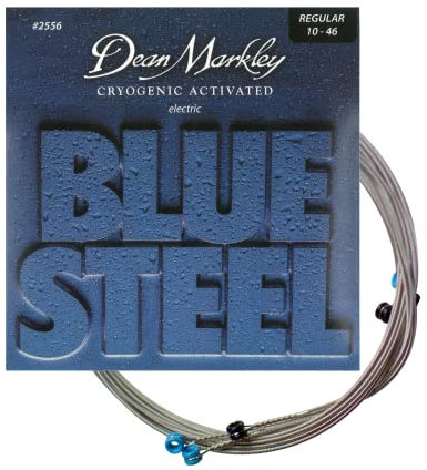 Dean Markley Blue Steel Electric REG 2556 - Juego de cuerdas para guitarra eléctrica de acero, .010 - .046