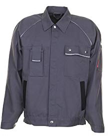 Planam 2113106 Canvas 320 Bundjacke, Grau/Schwarz, Größe 106