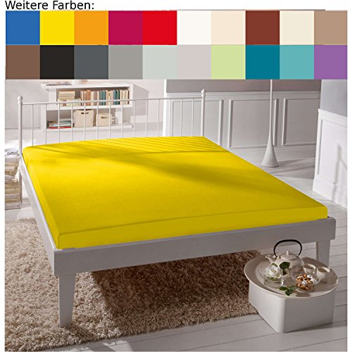 Joop! Spannbetttücher Basic goldgelb - 330 160x200 cm
