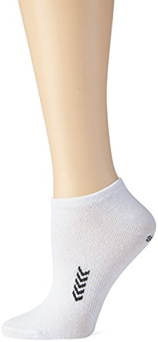 hummel Unisex Sokker Ankle Sokker Smu Socken, Weiß / Schwarz, 10 (36-40) (Herstellergröße: (36-40)) EU