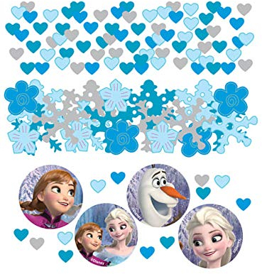 amscan Disney Frozen Konfetti Party-Deko blau-bunt 34g Einheitsgröße