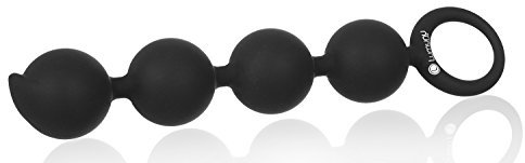 Deluxe Analkette Kugelknabe (Ø 20 mm) mit Analkugeln, super soft Silikon & sehr biegsam, Perenium Prostata Massage, von Venize