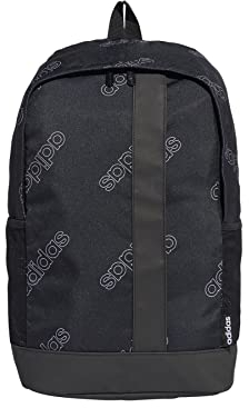 adidas Lin BP CF Sporttasche, Unisex, Erwachsene, Schwarz/Schwarz/Weiß, Einheitsgröße
