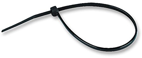 Pro Power 0301 CV-200W Weatherproof Cable Ties, Black, 200 mm x 4.5 mm, Pack of 100