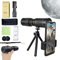 WHXJ Monokular-Teleskop, 4k 10-300x40mm Super-Telezoom, BAK4-Prismenlinsen, Für Reisen, Vogelbeobachtung, Unisex, Anfänger