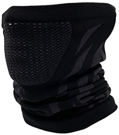 ehsbuy Schlauchschal Herren Damen Ski Halstuch Halswärmer Winter Halstuch Loop Schal Herren Neckwarmer mit Mund Atmungsaktiv für Skifahren Motorrad Sport
