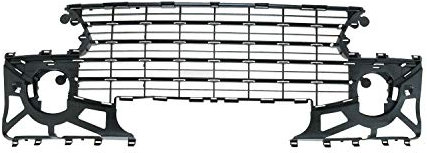 Grille centrale pare-chocs avant, compatible avec PEUGEOT 307 à partir de 09/2005