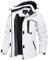TACVASEN Damen Winddicht Rengenjacke Atmungsaktiv Fleece Winter Wanderjacke Funktion Freizeitjacke Camping White Women Jacket, Weiß, XXL