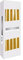 Nipter Stabkerzen Gold Metallic, Leuchterkerzen Tafelkerzen Spitzkerzen, Höhe 24,5 cm, Durchmesser 2,3 cm, geruchsneutral, Brenndauer 7h, Set 10 Stück (1 Box)