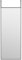vidaXL Miroir de Porte Miroir Mural de Dressing Miroir Décoratif de Maquillage Entrée Chambre à Coucher Salon Noir 30x80 cm Verre et Aluminium