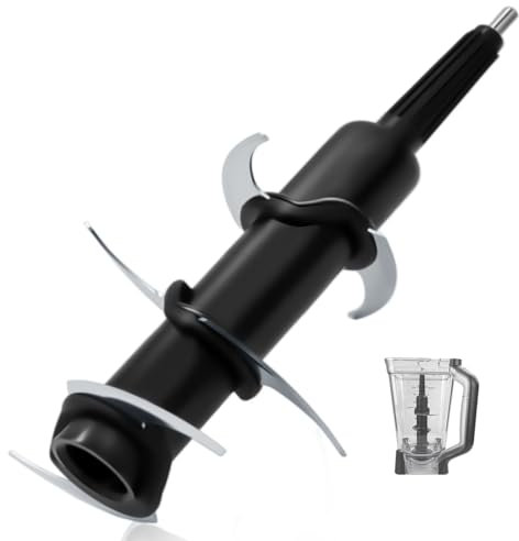 WARDFYT Blender 6-Blade Replacement Compatible with Ninja 72 oz Pitcher, Replacement 6-Stacked Blade for the Ninja Professional Blender BL610 BL740 BL660 BL663 BL710WM CO610B CT610, Stainess Steel