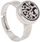 Aromatherapie Fingerring, Ätherisches Öl Diffusor Ringe Verstellbarer Ring aus Edelstahl für ätherische Öle Mode Tragbarer Fingerring mit ätherischem Öl für Frauen und Mädchen (R36-7)