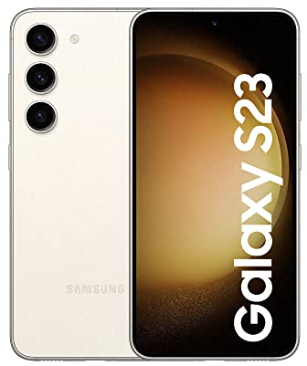 Samsung Galaxy S23 5G (256 GB, 8 GB) Pantalla AMOLED de 6.1 pulgadas de 120 Hz, cámara de 50 MP, video 8K, nightography, versión CAD desbloqueada, color crema
