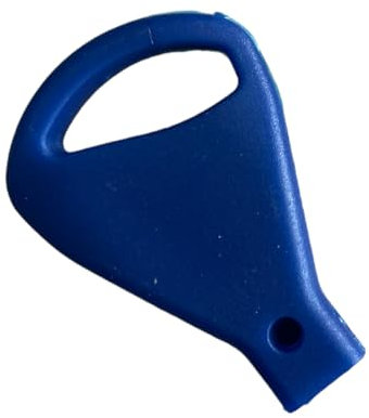 Ricambio per Chiave Antifurto Block Shaft Portachiavi Testa in PVC, 1 pezzo, colore casuale