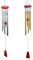 Windklangspiel,Qiundar 2 Stück Windspiel Garten Wind Chimes Outdoor Indoor Metal Klangspiele für Draußen Balkon(75 * 9cm)